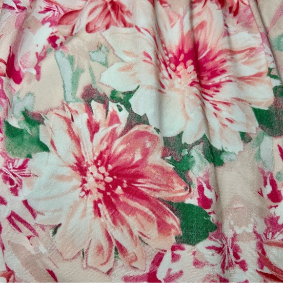 Andree by Unit Pink Floral Ruffle Sleeve Babydoll Dress Size 2X - Picture 13 of 16